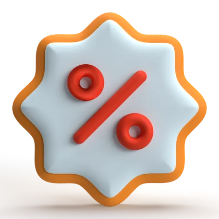 Angebot Aufkleber  3D Icon