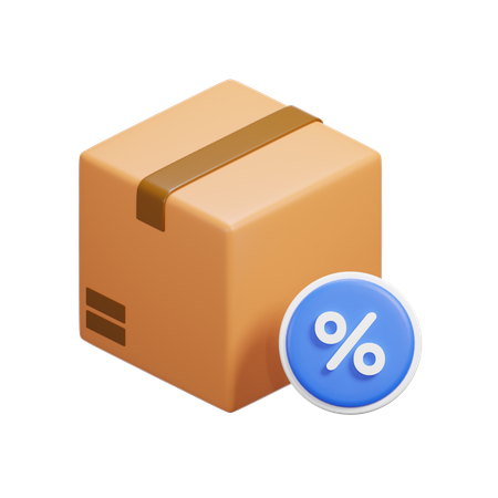 Angebotsbox  3D Icon