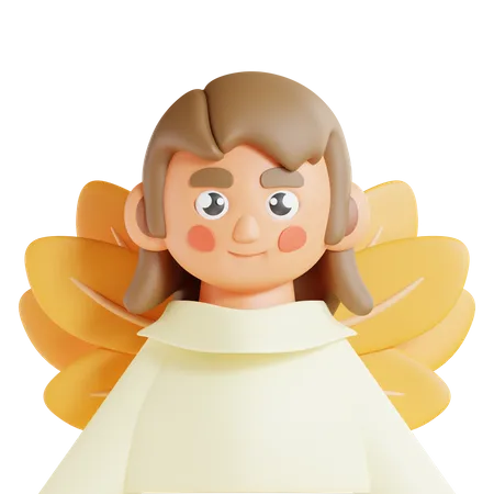 Angel 3 D Illustration 3D Icon