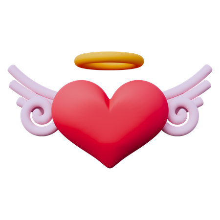 Angel de amor  3D Icon