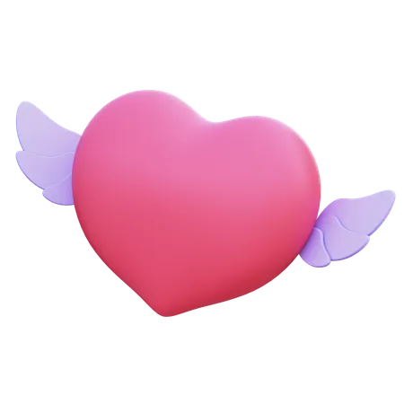 Angel de amor  3D Icon