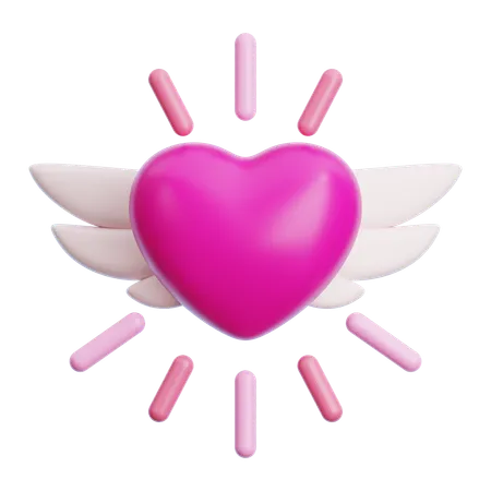 Angel de amor  3D Icon