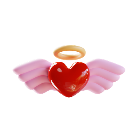 Ángel del amor  3D Icon