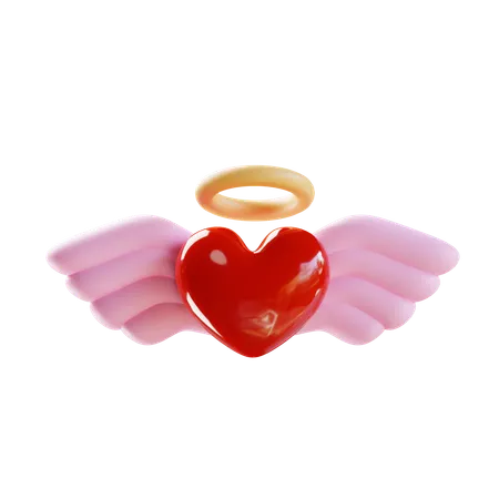 Ángel del amor  3D Icon