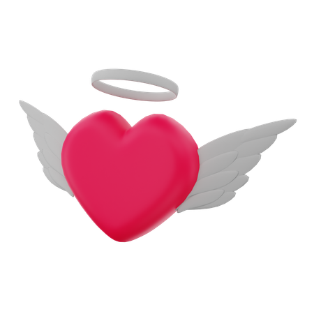 Ángel de amor  3D Icon