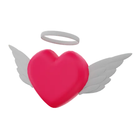 Ángel de amor  3D Icon