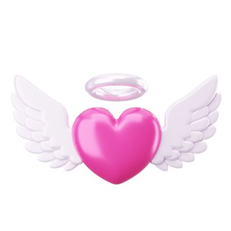 Ángel de amor  3D Icon