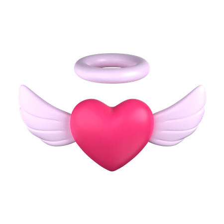 Ángel del amor  3D Icon