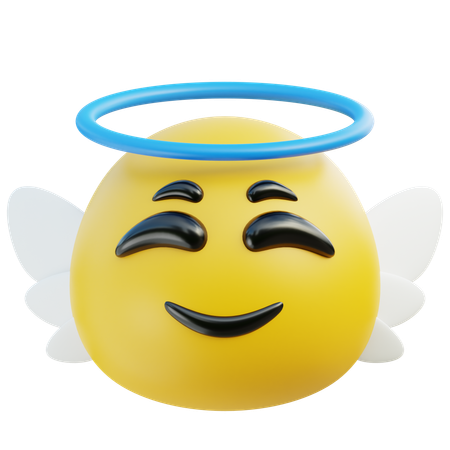 Ángel emoji  3D Icon