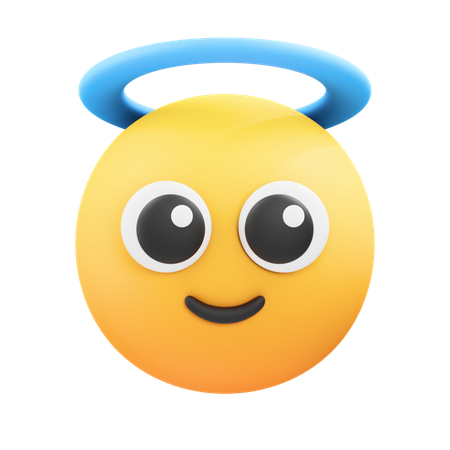 Angel emoji  3D Icon