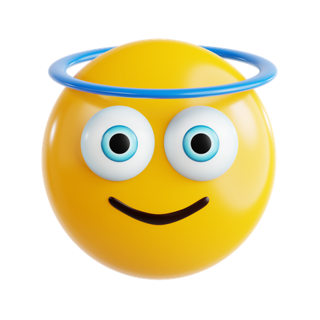 Ángel emoji  3D Icon