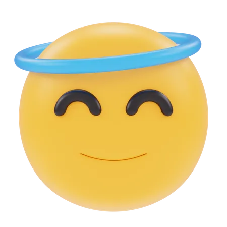 Ángel emoji  3D Icon