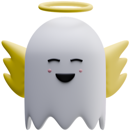 Ángel fantasma  3D Icon