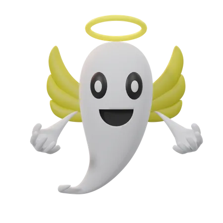 Ángel fantasma  3D Icon