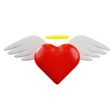 Angel Heart  3D Icon