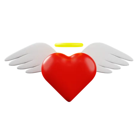 Angel Heart  3D Icon