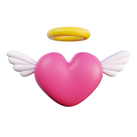 Angel Heart  3D Icon