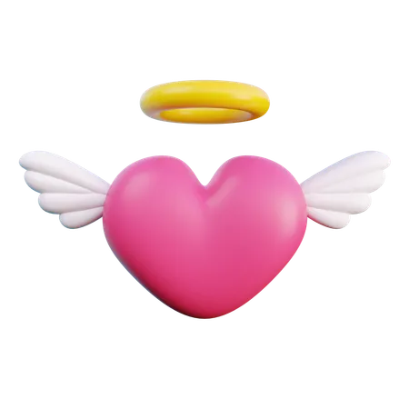 Angel Heart  3D Icon