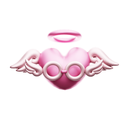 Angel Heart  3D Icon