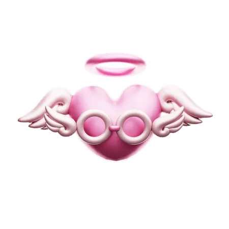 Angel Heart  3D Icon