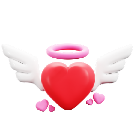 Angel Heart  3D Icon