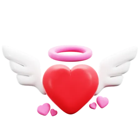 Angel Heart  3D Icon