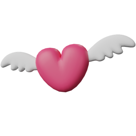 Angel Heart  3D Icon