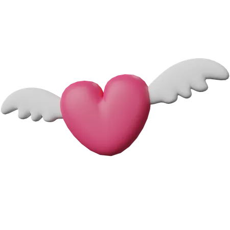 Angel Heart  3D Icon