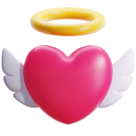 Angel Heart  3D Icon