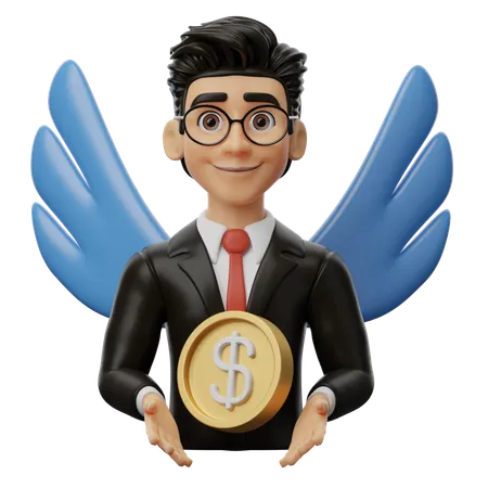 Angel Investor  3D Icon