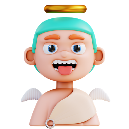 Angel Man  3D Icon