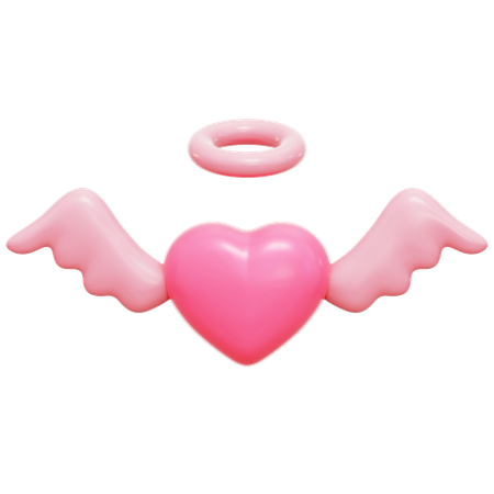 Angel Of Love  3D Icon