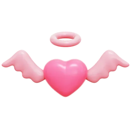 Angel Of Love  3D Icon