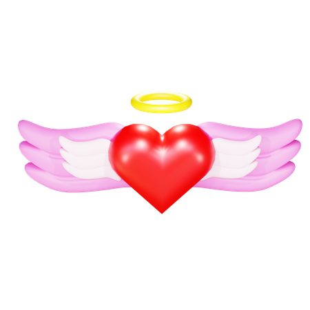 Angel Of Love  3D Icon