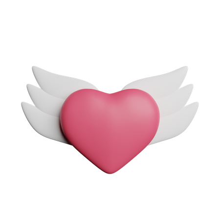 Angel Of Love  3D Icon