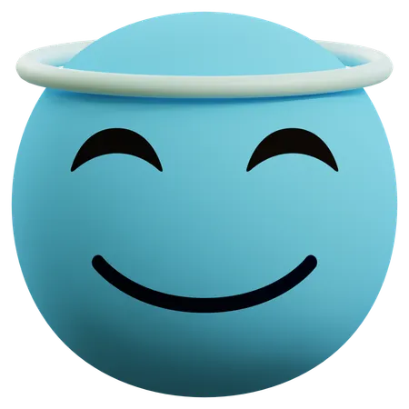 Angelic Emoji  3D Icon