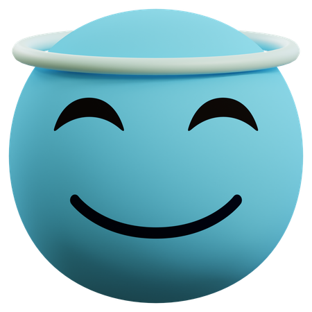 Angelic Emoji  3D Icon