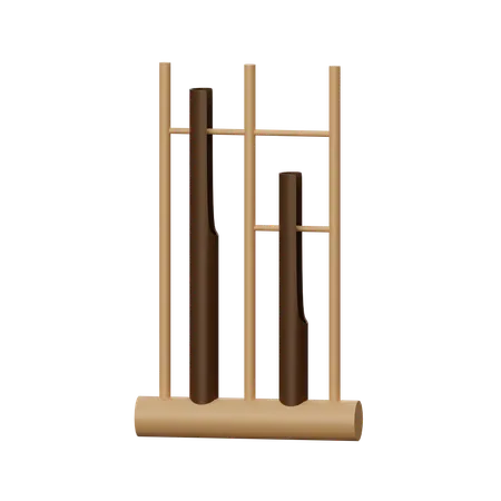 Angklung  3D Icon
