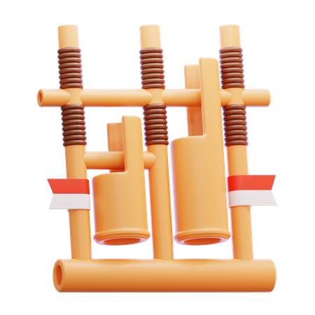 Angklung  3D Icon