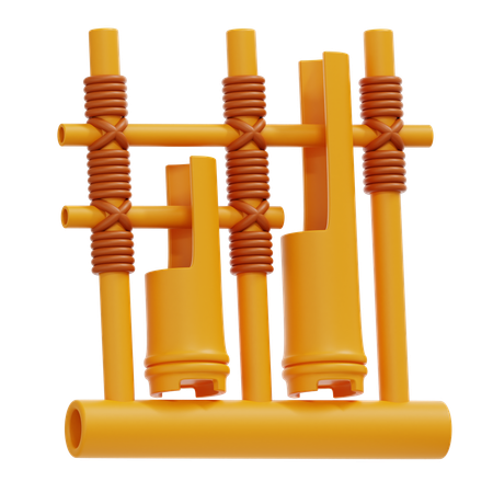 Angklung  3D Icon