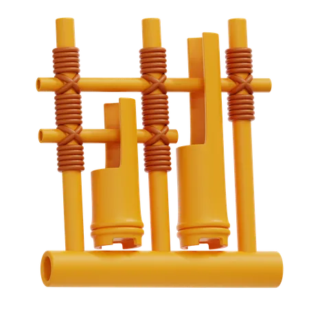 Angklung  3D Icon