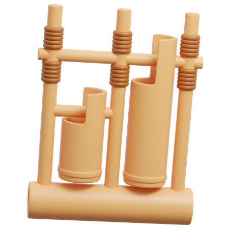 Angklung  3D Icon