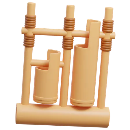Angklung  3D Icon