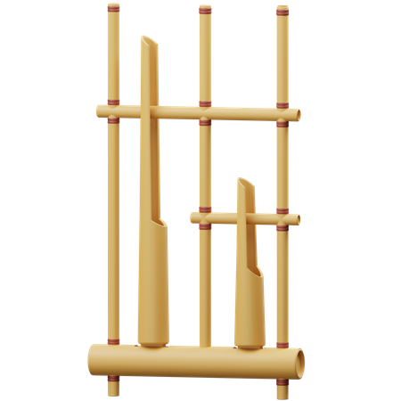 Angklung  3D Icon