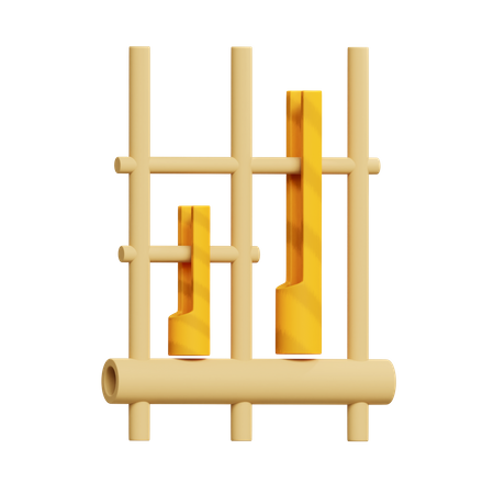 Angklung  3D Icon