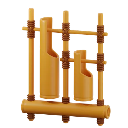 Angklung  3D Icon