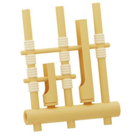 Angklung  3D Icon