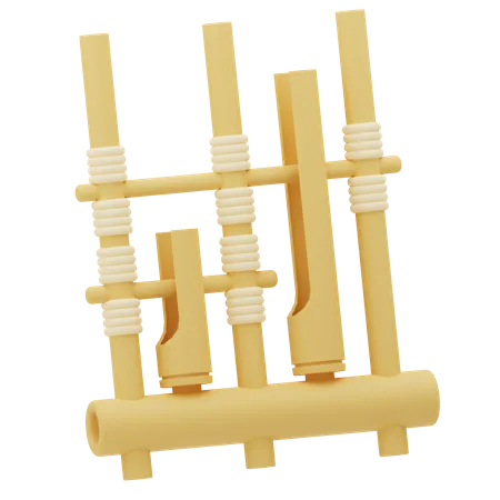 Angklung  3D Icon