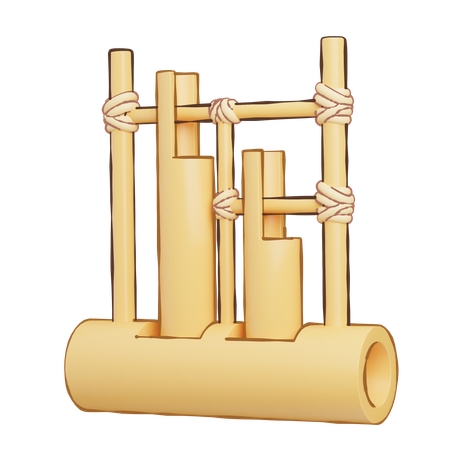 Angklung  3D Icon