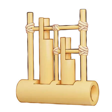 Angklung  3D Icon